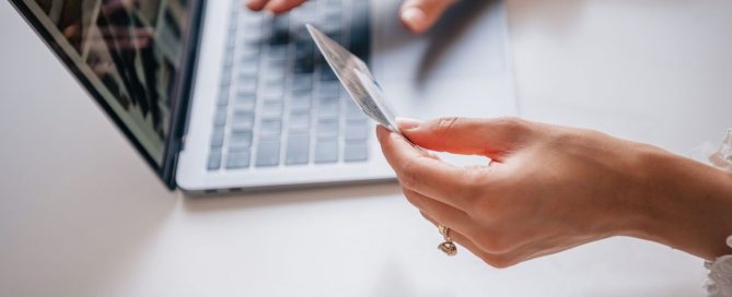 Suspicious invoice email open on an office computer